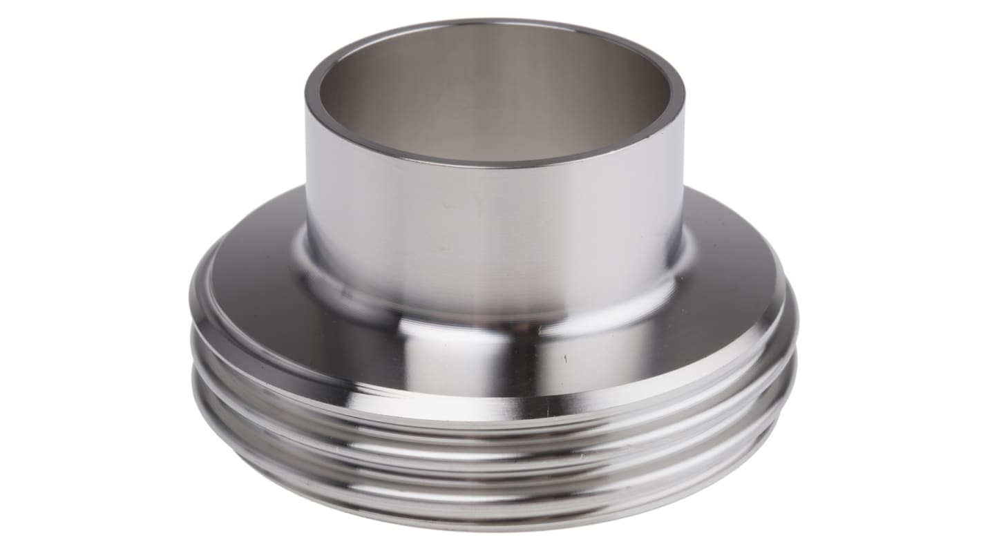 RS PRO Stainless Steel Pipe Fitting, Straight Circular Fitting 32mm