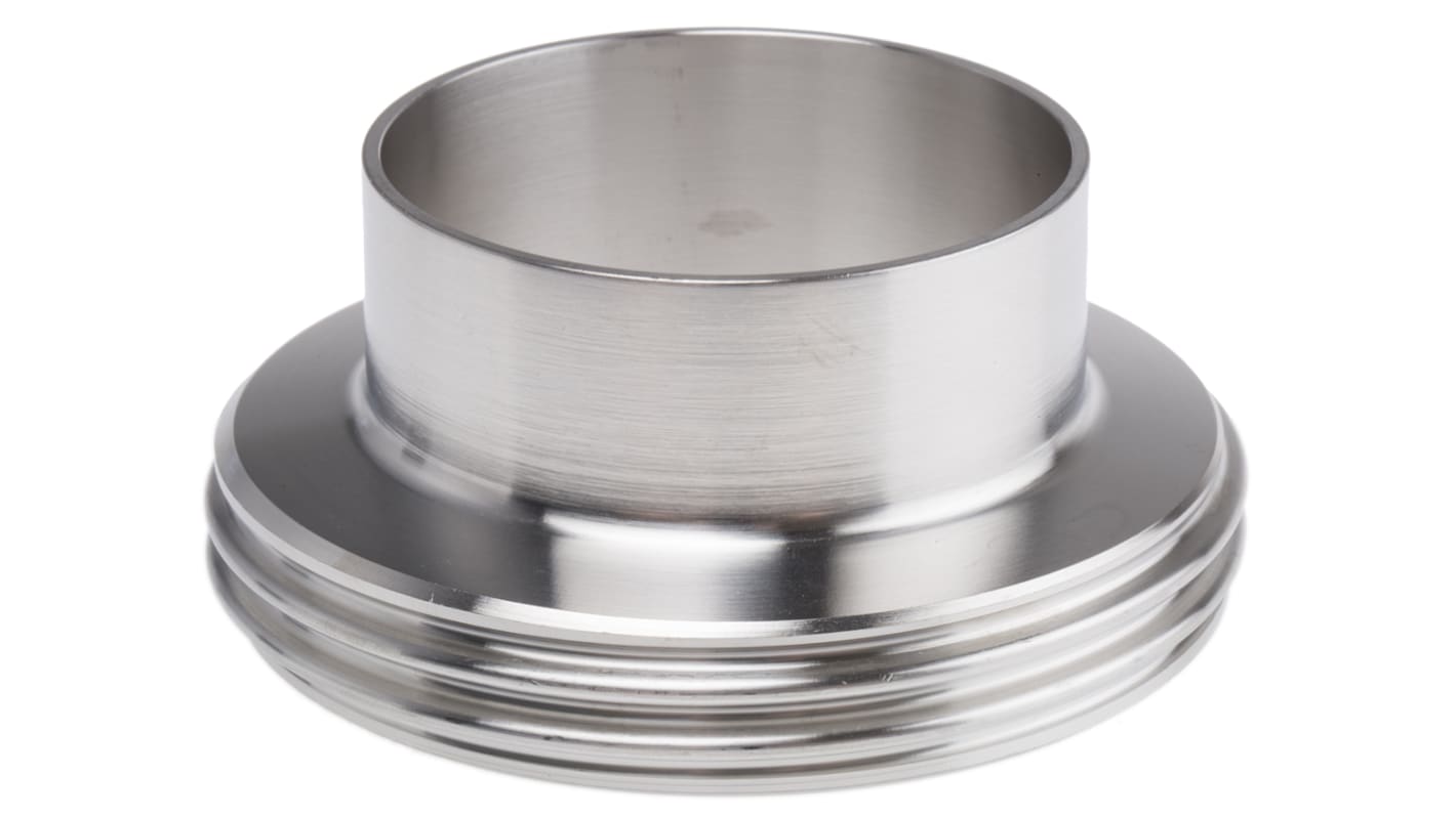 RS PRO Stainless Steel Pipe Fitting, Straight Circular Fitting 50mm