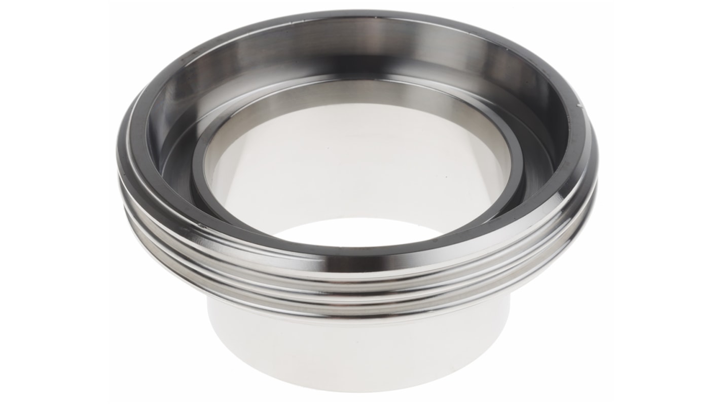 RS PRO Stainless Steel Pipe Fitting, Straight Circular Fitting 47.5mm RS