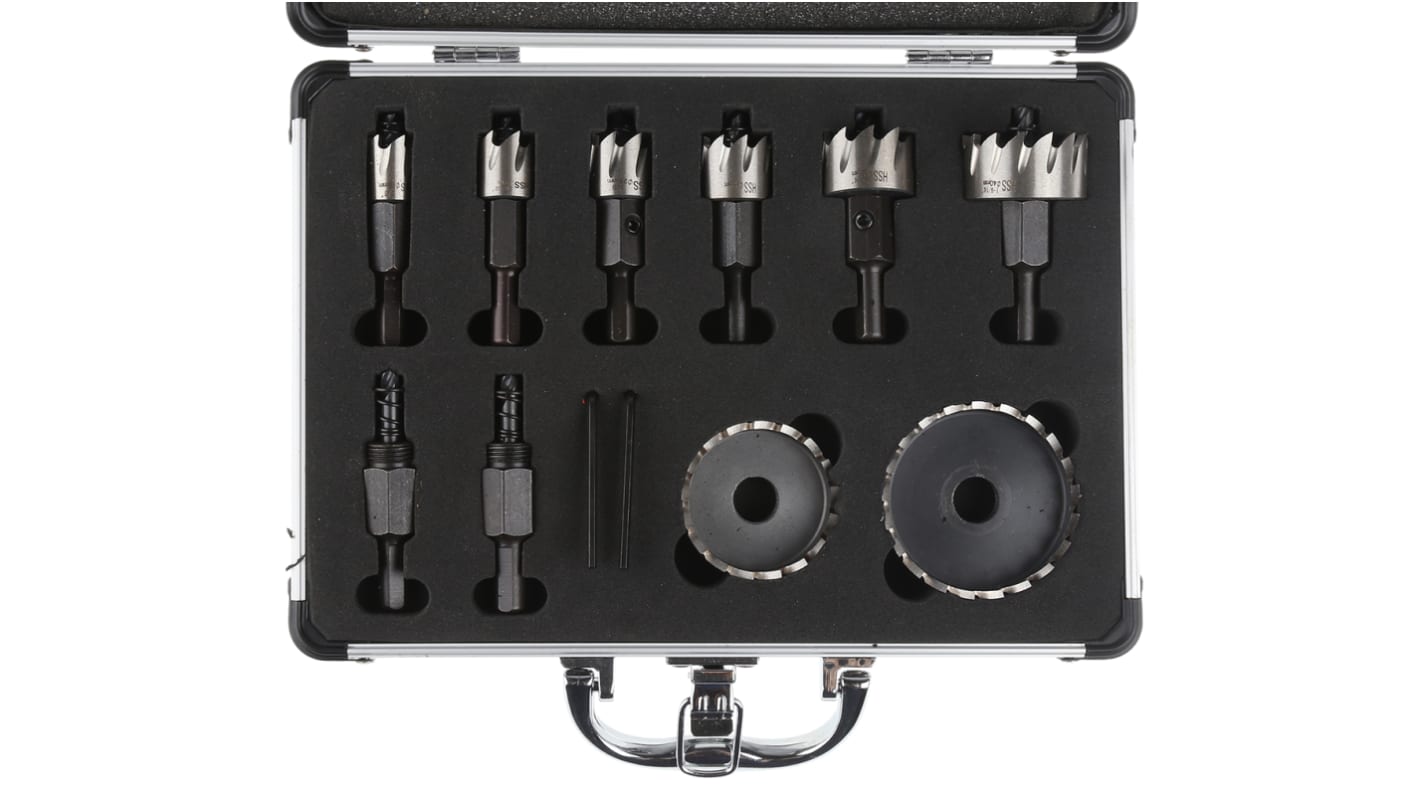 RS PRO HSS 16 → 63mm Hole Saw Set