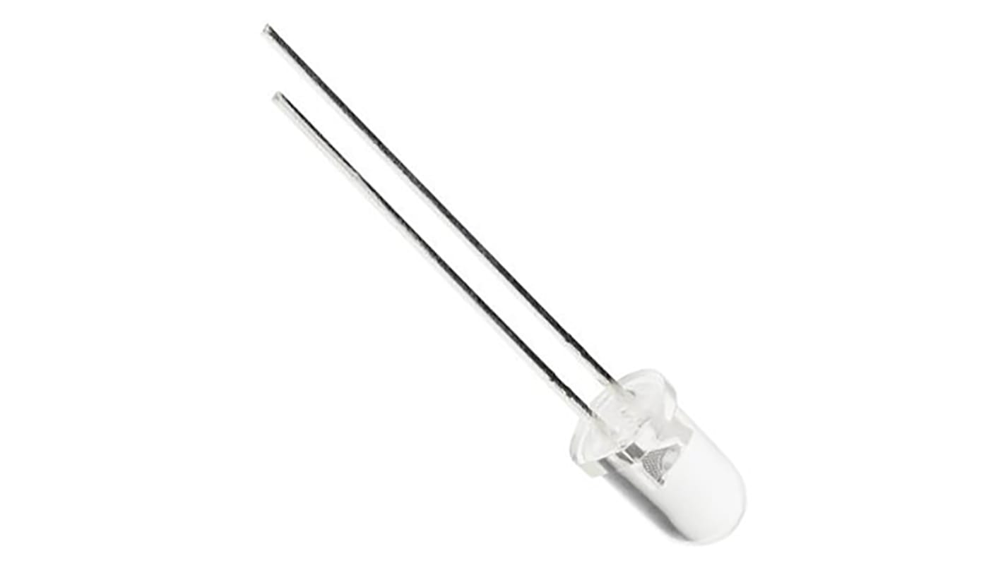 Ledtech Lysdiode Hulmontering Rød 660 nm 1200 mcd 1,7 V 46° 3 mm (T-1)