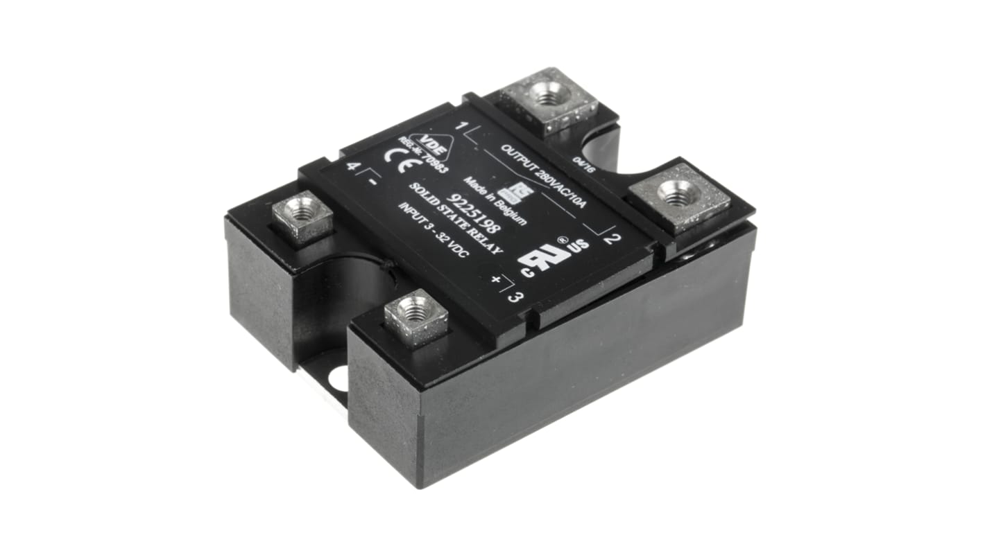 RS PRO Solid State Relay, 10 A rms Load, Panel Mount, 280 V ac Load, 32