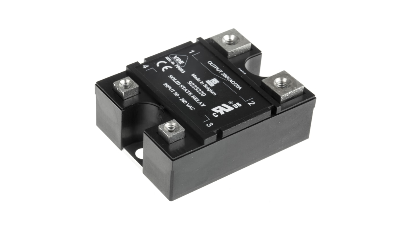 RS PRO Solid State Relay, 25 A rms Load, Panel Mount, 280 V ac Load, 280 V ac Control