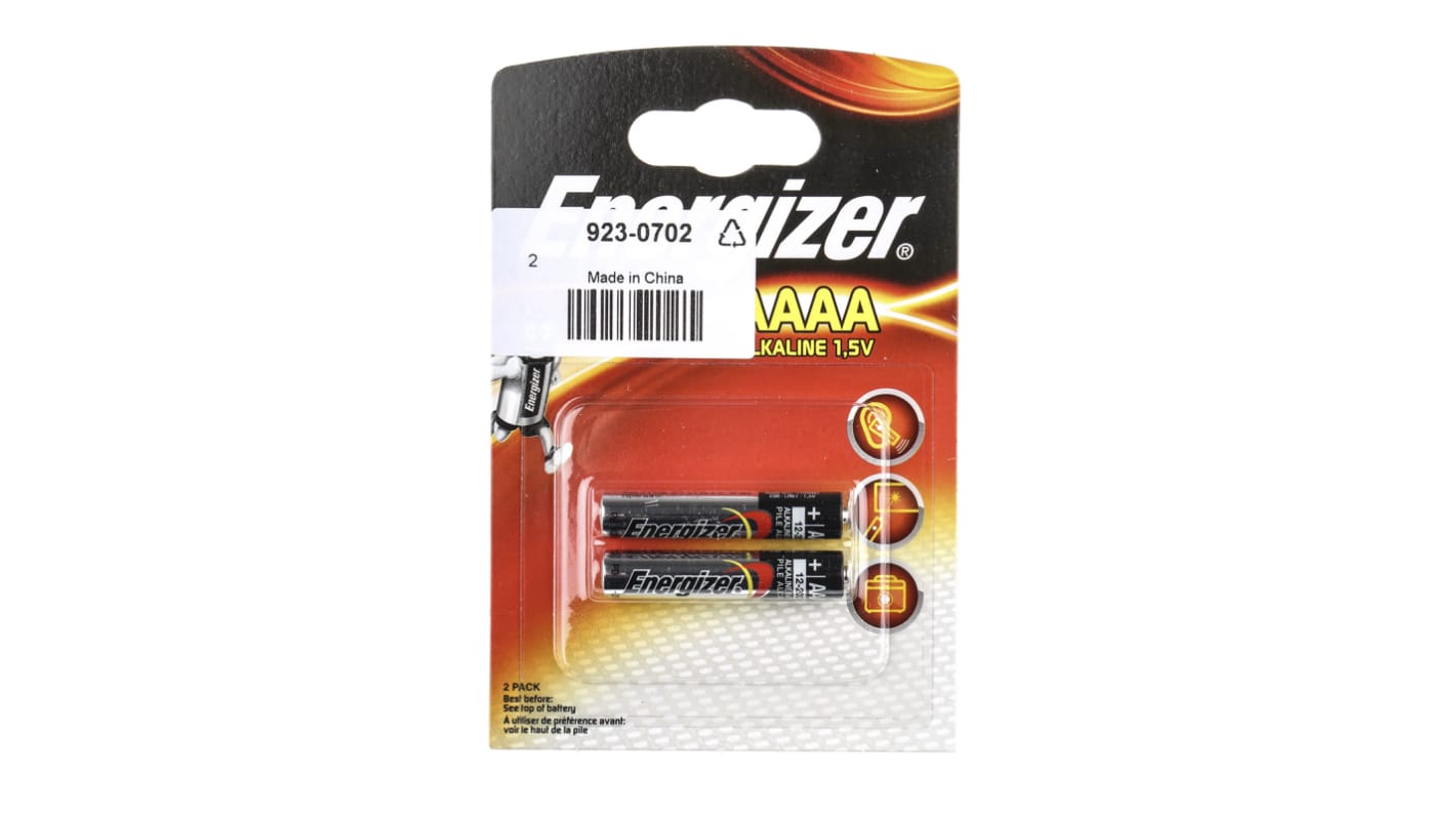 Batterie AAAA Energizer, 1.5V, 550mAh, Alcalina