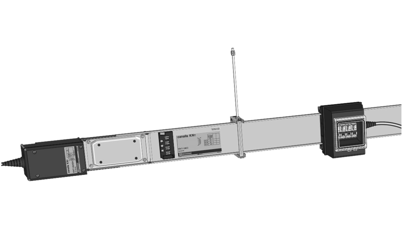 Schneider Electric Canalis KN Kabelkanal Zubehör, Typ Abgangskasten, (W) 72 x (H) 172mm
