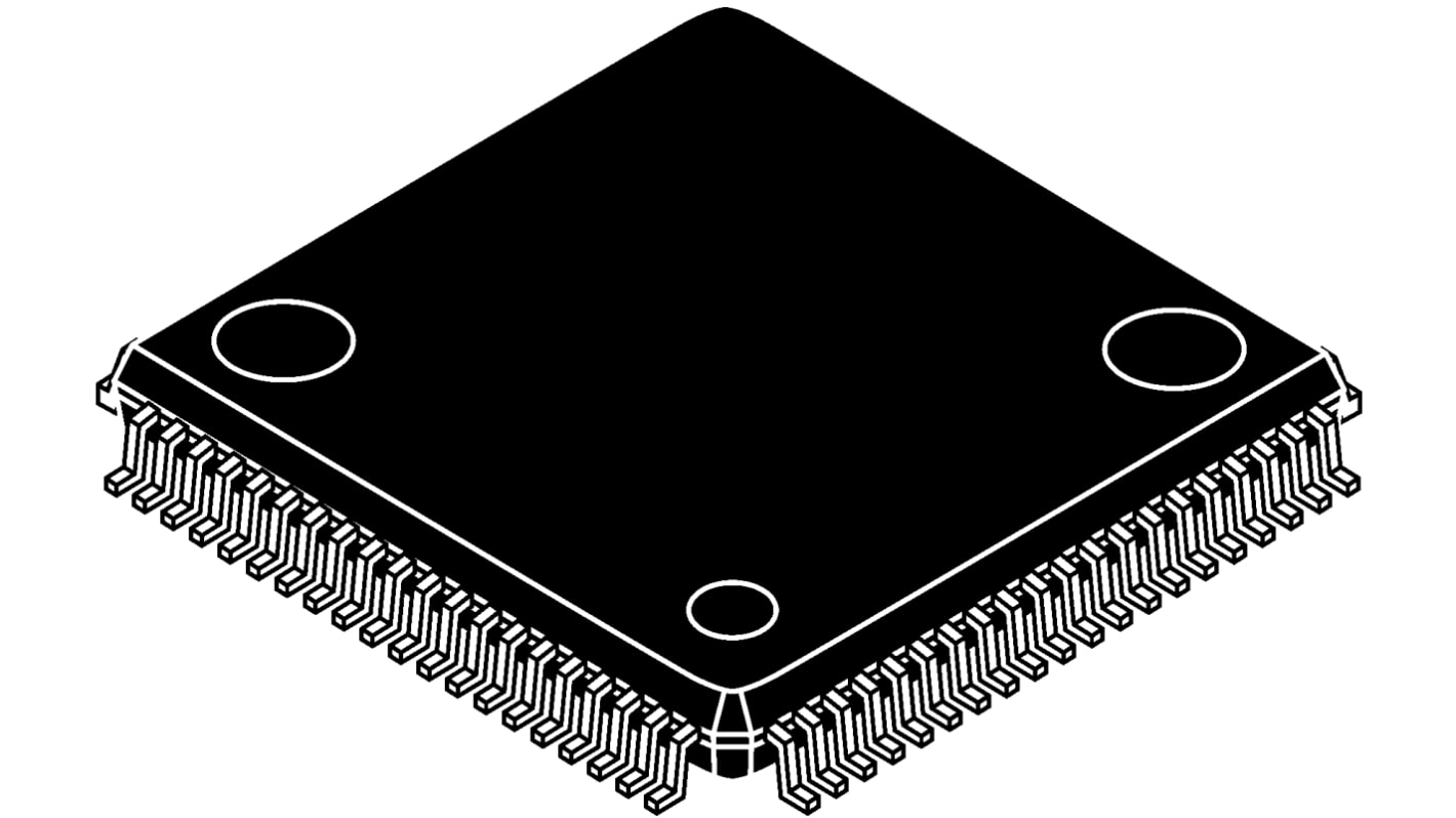 Texas Instruments Quad-Channel UART 80-Pin LQFP, TL16C554APN