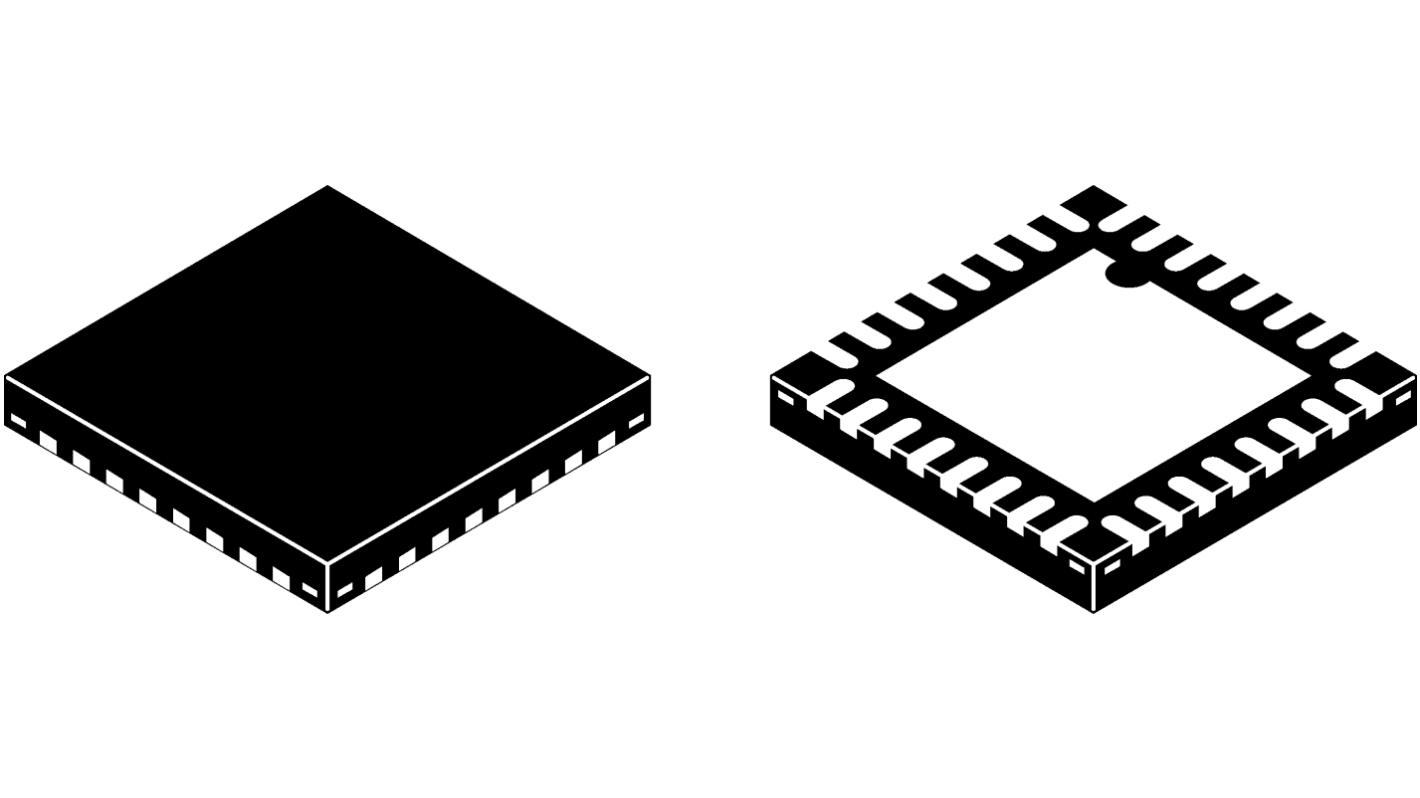 Microchip MRF89XAT-I/MQ RF Transceiver, 32-Pin QFN
