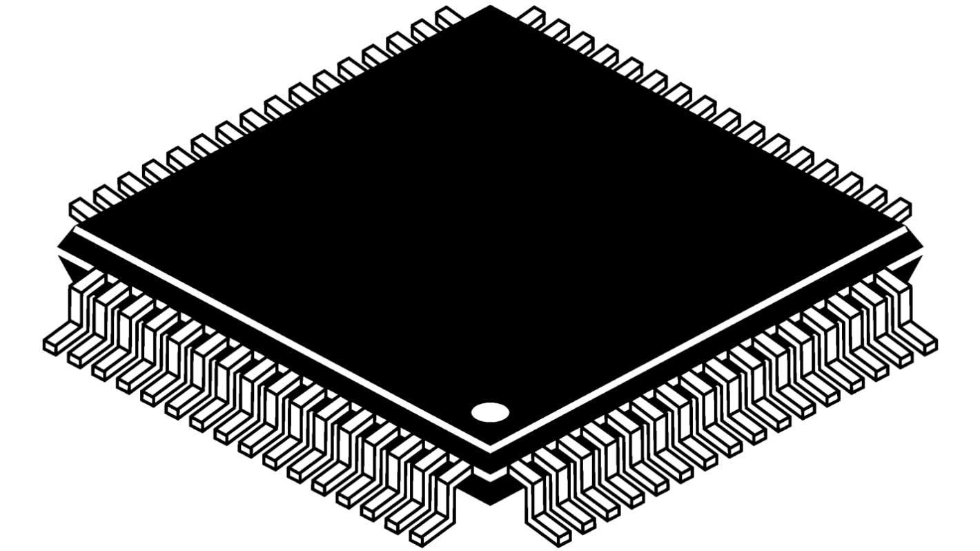 CS42526-CQZ, Audio Codec IC, 2-Channel, 64-Pin LQFP