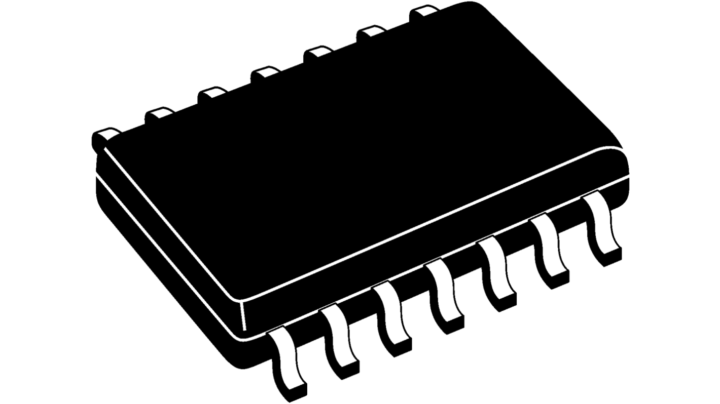 onsemi MM74HC00MX, Quad 2-Input NAND Logic Gate, 14-Pin SOIC