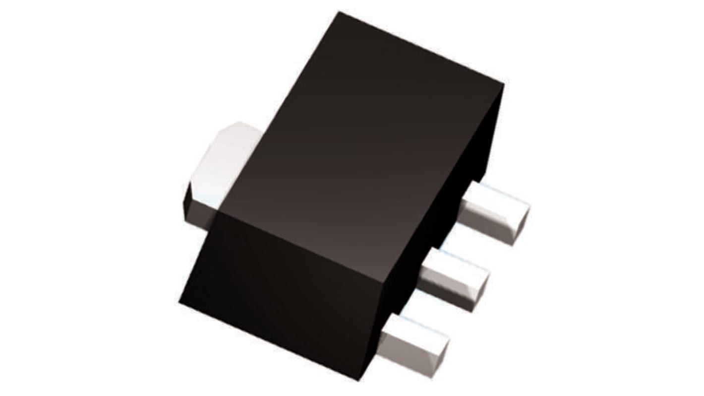 Nexperia BST52,115 NPN Darlington Transistor, 1 A 80 V HFE:1000, 4-Pin UPAK
