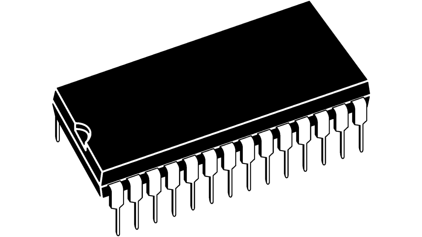 Microchip Mikrocontroller PIC18F PIC 8bit THT 128 kBit SPDIP 28-Pin 48MHz 3.8 kBit RAM