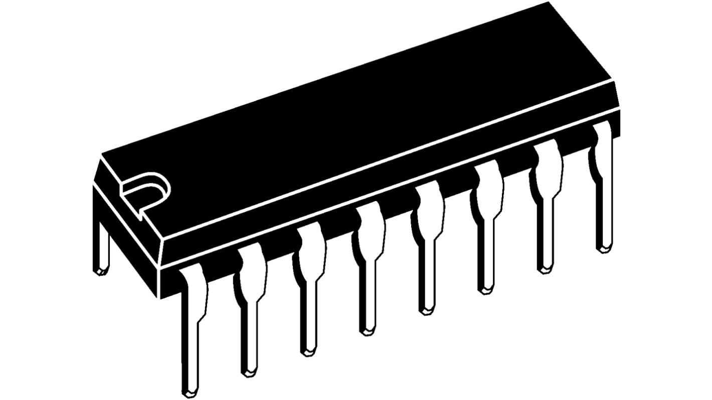 NXP Zähler 4-Bit Zähler Aufwärtszähler THT Binär 16-Pin PDIP 2