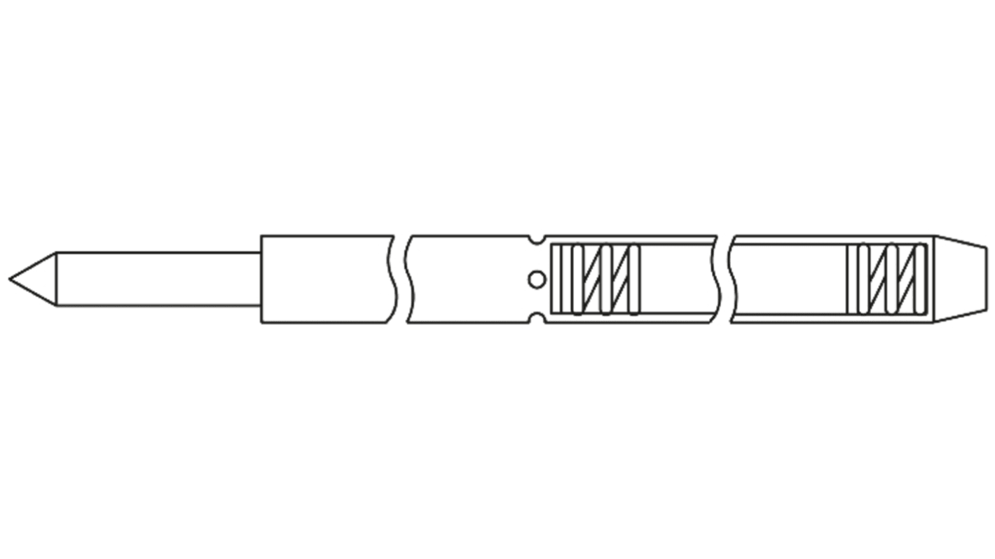 エスケイ工機 コンタクトプローブ(プローブピン) 0.6mm ポイント形 B-03PO-00