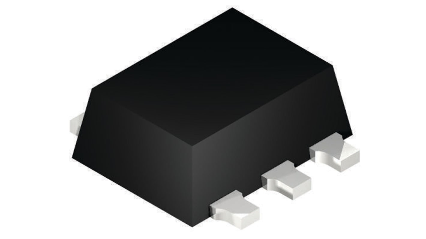 STMicroelectronics USBLC6-2P6, Dual-Element Uni-Directional TVS Diode Array, 6-Pin SOT-666