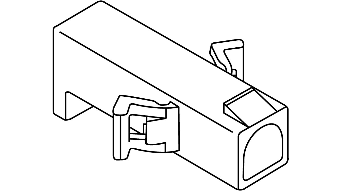 Molex 基板用コネクタハウジング 1極 ピッチ：6.7mm 1列 3191-01P1