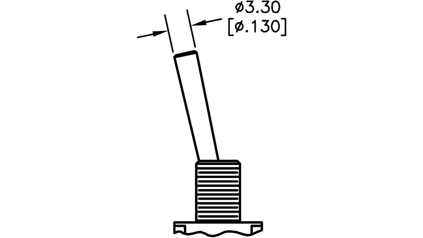 TE Connectivity Toggle Switch, PCB Mount, On-On, DPDT, Through Hole Terminal, 120 V ac, 28V dc