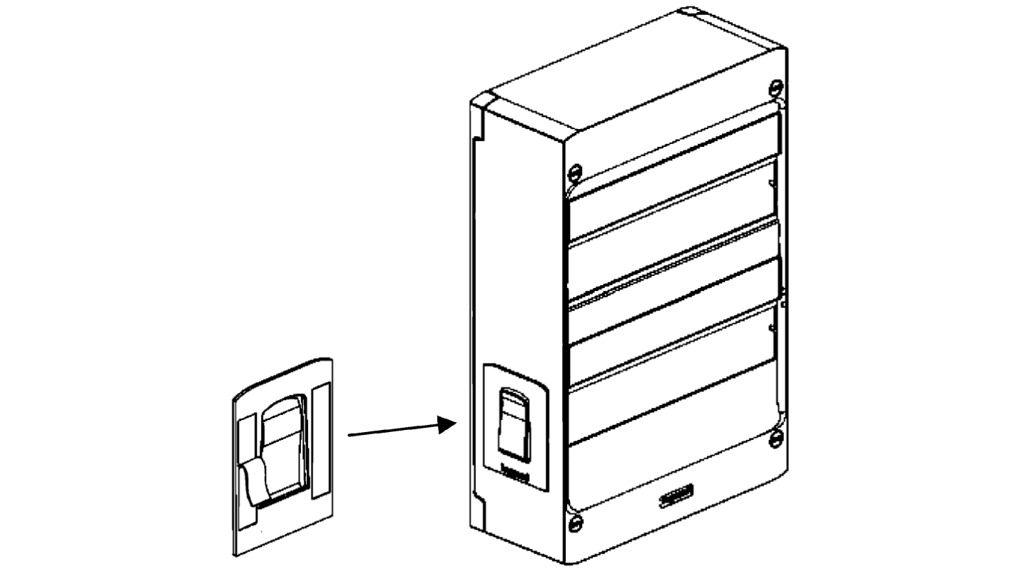 Legrand Document Holder for use with DRIVIA cabinets