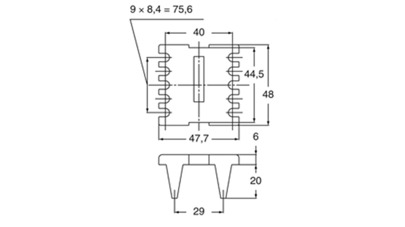 Pokrywa terminalu for use with Regulator temperatury KT