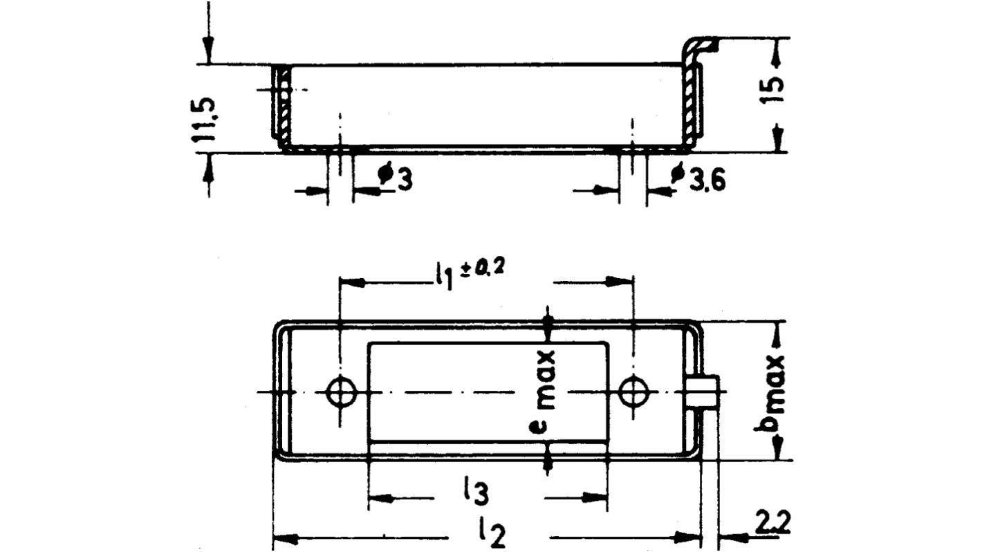 Telegärtner B0301 Leiterplattengehäuse