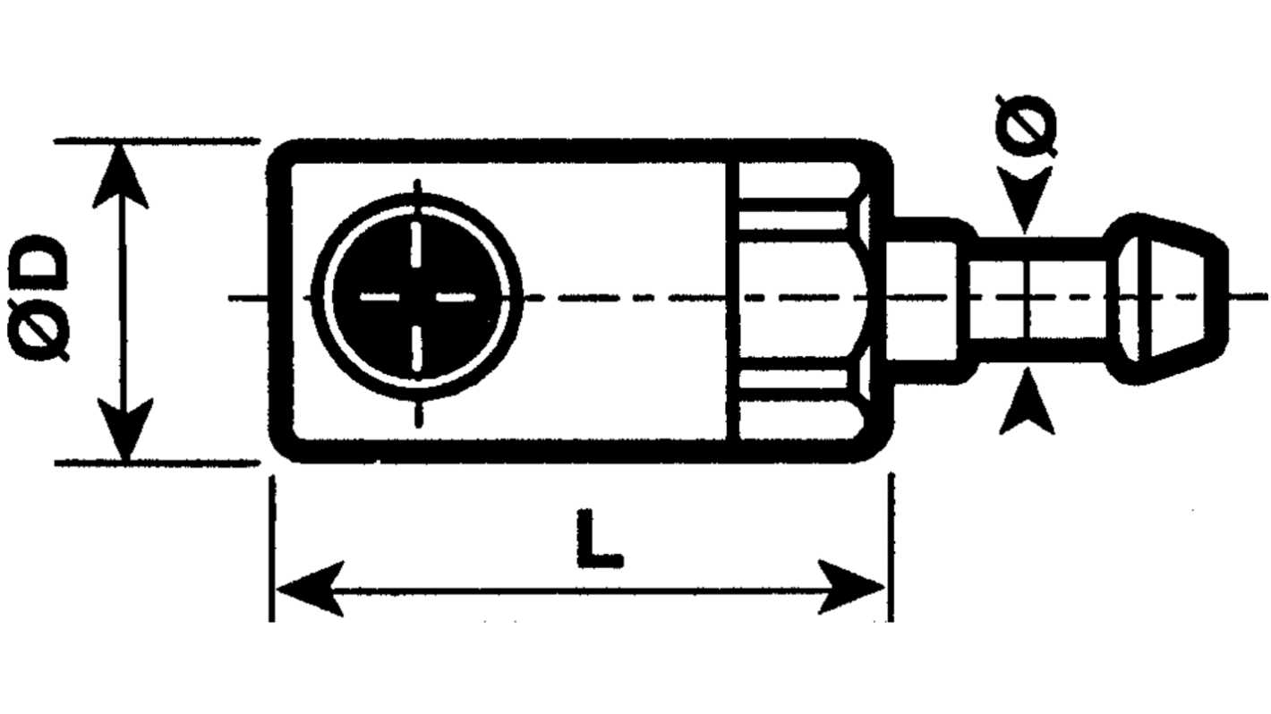 Staubli – Fluid Connectors Biztonsági gyors csatlakozó, Tömlővég-betét 13mm ISO C6