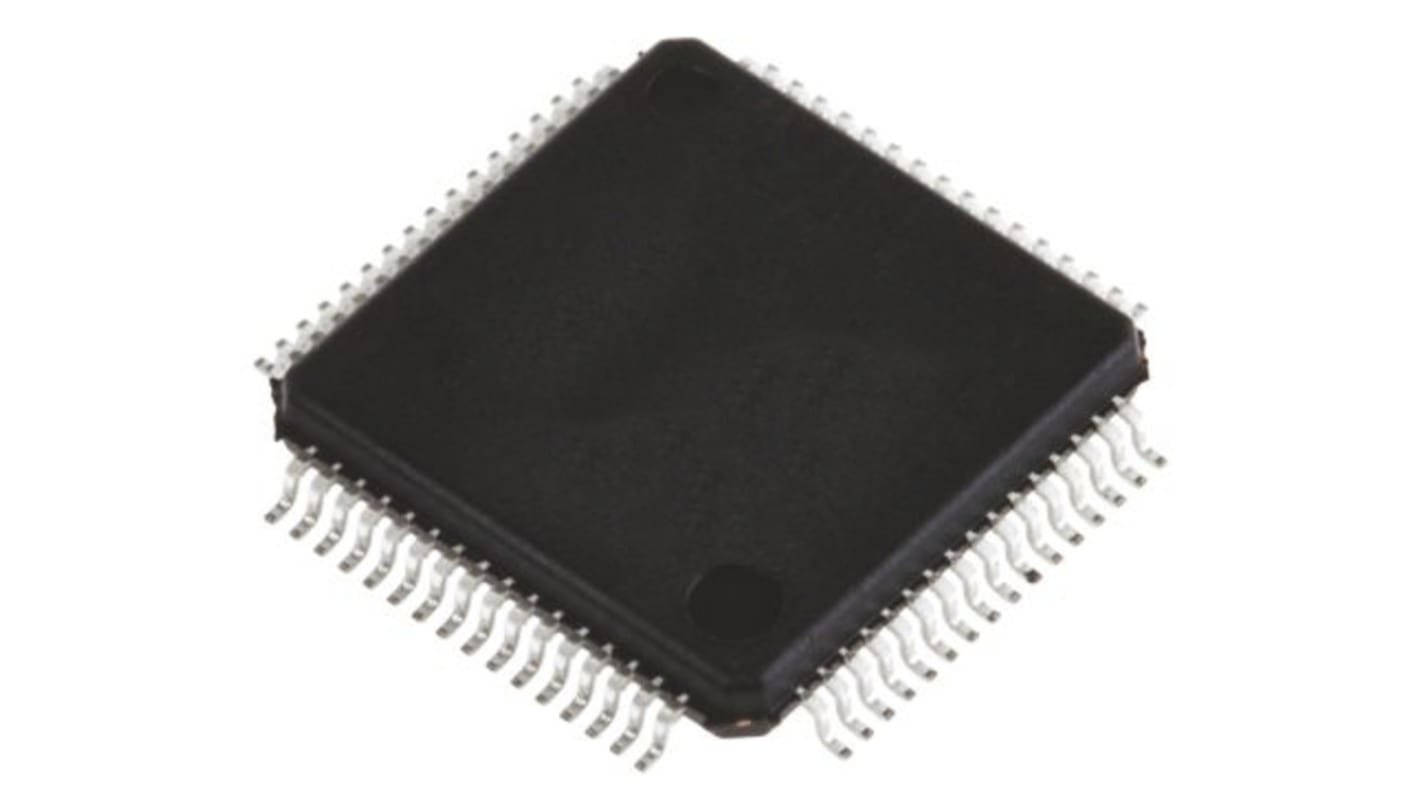 STMicroelectronics STM32F103R8T6, 32bit ARM Cortex M3 Microcontroller, STM32F1, 72MHz, 64 kB Flash, 64-Pin LQFP