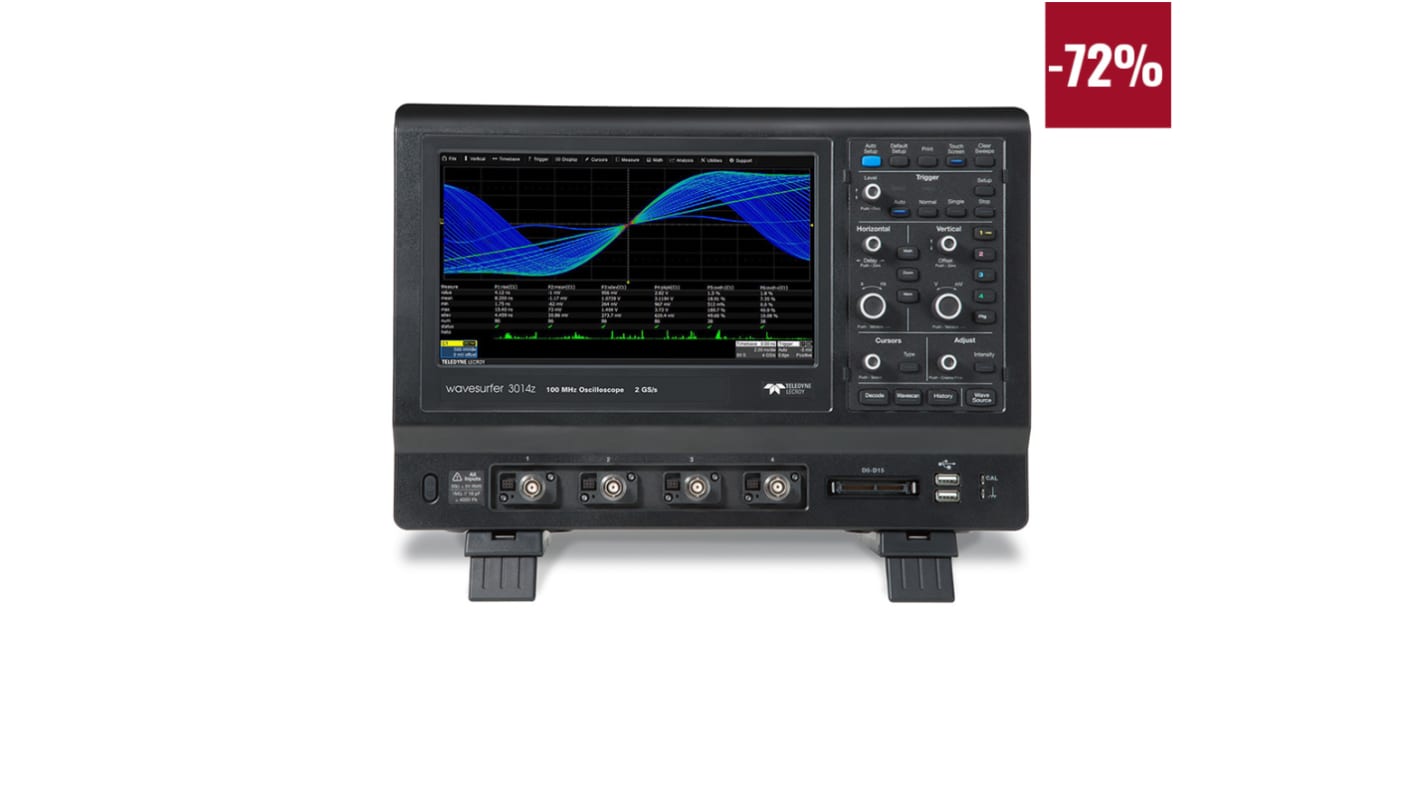 Oscyloskop 200MHz Teledyne LeCroy Stacjonarny Cyfrowy WaveSurfer 3024z Z PEŁNYM OBCIĄŻENIEM CAN, LIN, RS232, SPI, UART,