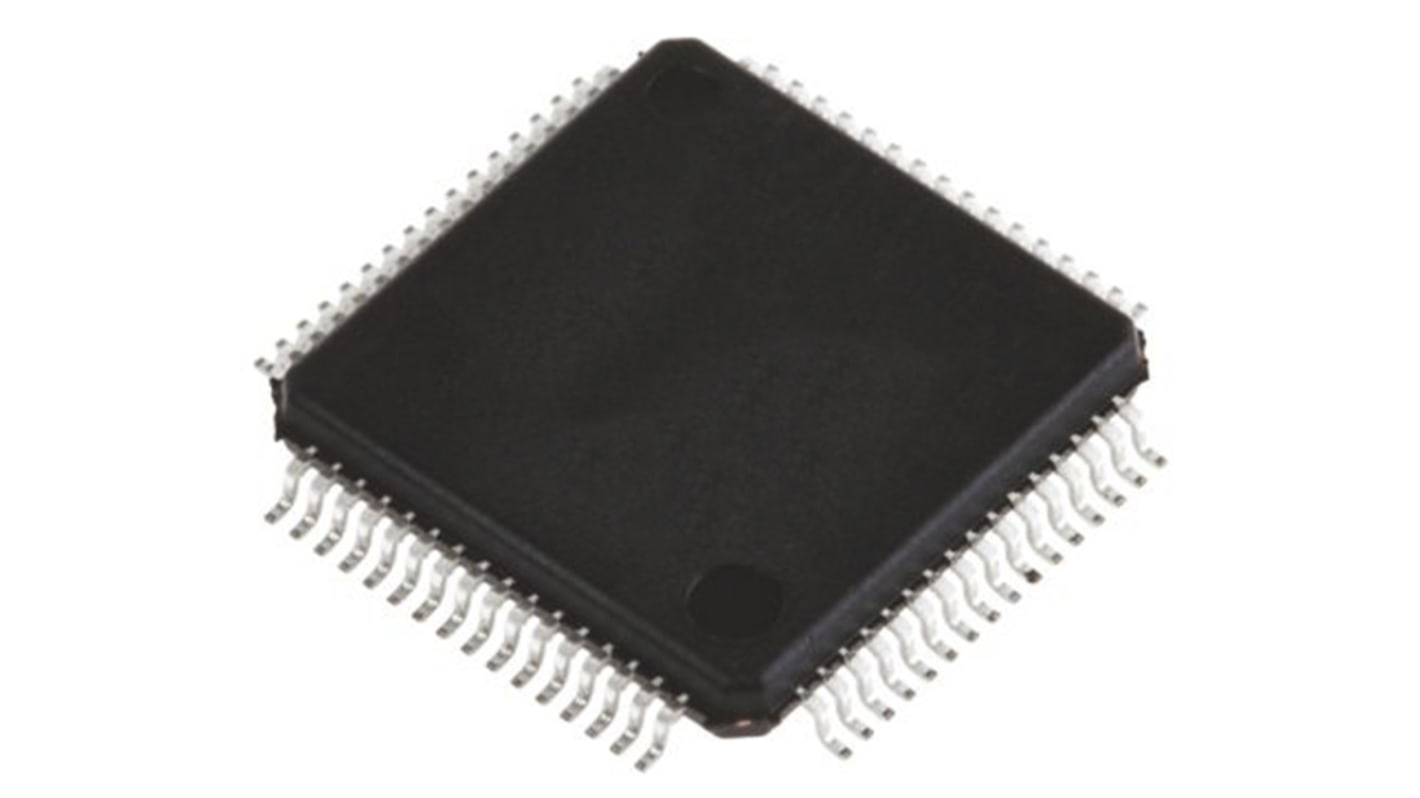 Microcontrolador STMicroelectronics STM32L451RCT6, núcleo ARM Cortex M4 de 32bit, RAM 160 Kb, 80MHZ, LQFP de 64 pines