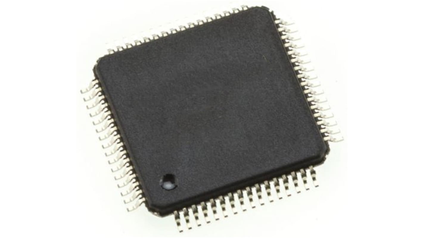 Mikrokontroler Infineon CY8C4100 TQFP 64-pinowy Montaż powierzchniowy ARM Cortex M0 128 kB 32bit CAN:1 24MHz RAM:16 kB