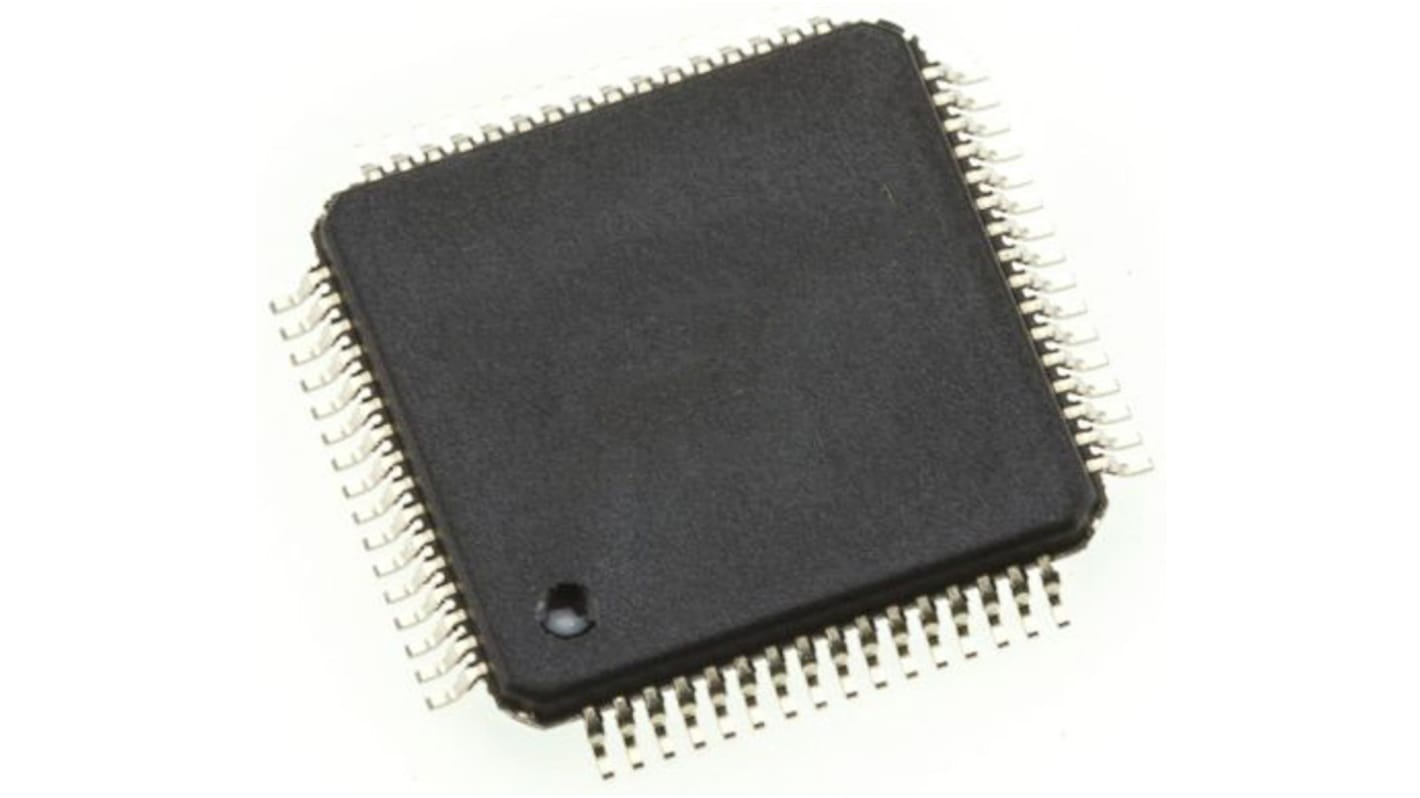 Microcontrolador Cypress Semiconductor CY8C4247AXI-M485, núcleo ARM Cortex M0 de 32bit, RAM 16 kB, 48MHZ, TQFP de 64