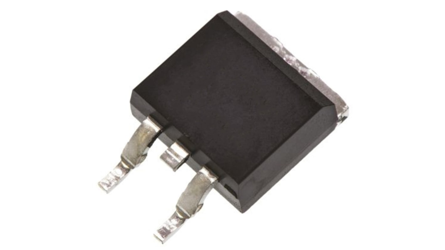 MOSFET onsemi, canale N, 82 mΩ, 40 A, D2PAK (TO-263), Montaggio superficiale