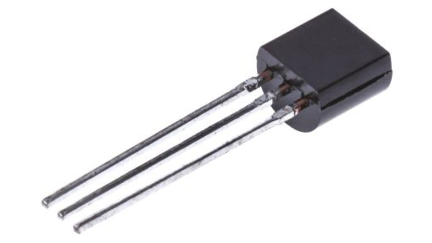 onsemi BC549CTA NPN Transistor, 100 mA, 30 V, 3-Pin TO-92