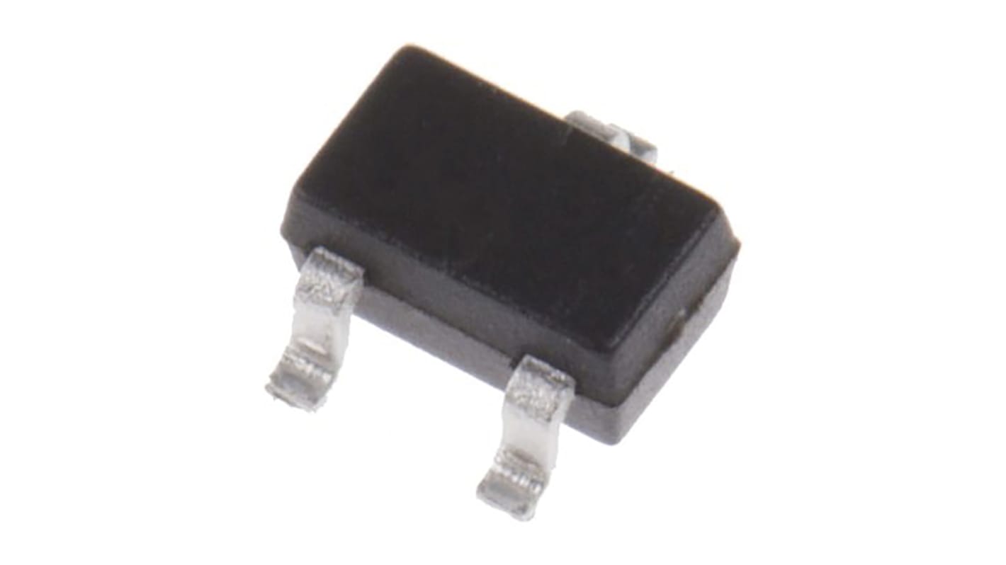 Transistor, BC857CWT1G, PNP -100 mA -45 V SOT-323 (SC-70), 3 pines, 100 MHz, Simple