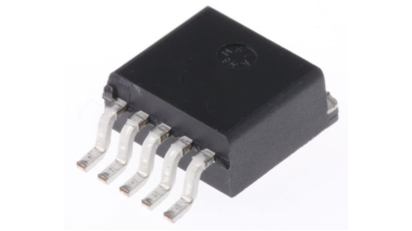 onsemi LM2575D2T-ADJG, 1 Buck Boost Switching, Switching Regulator 1A, 37 V, 63 kHz 5-Pin, D2PAK