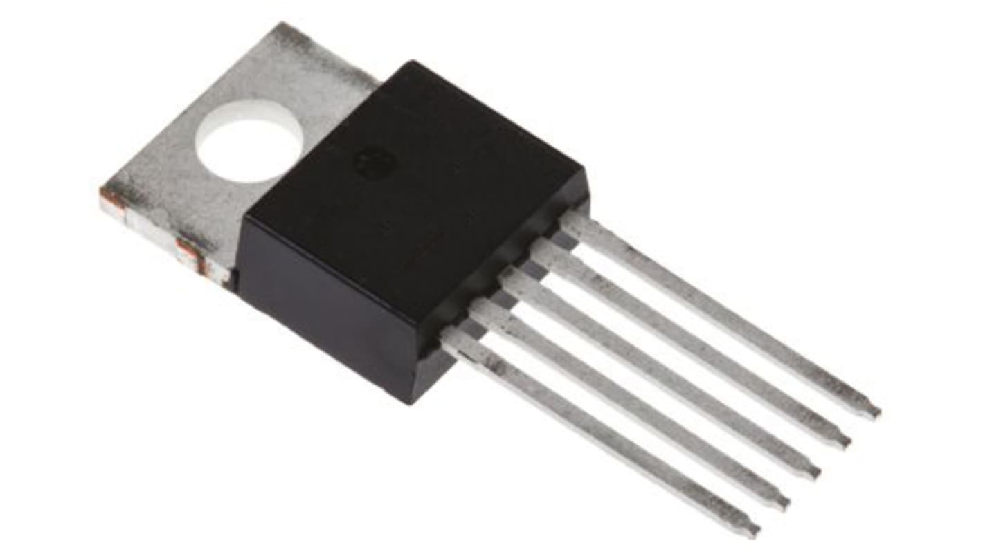 onsemi Schaltregler, Abwärtsregler 3A, 1 Umschalten zwischen Auf- und Abwärtsregler TO-220, 5-Pin, Einstellbar, 63 kHz