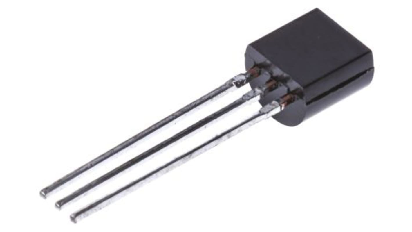 Transistor Digitale PNP onsemi, 3 Pin, TO-92, -30 V, , Montaggio su foro