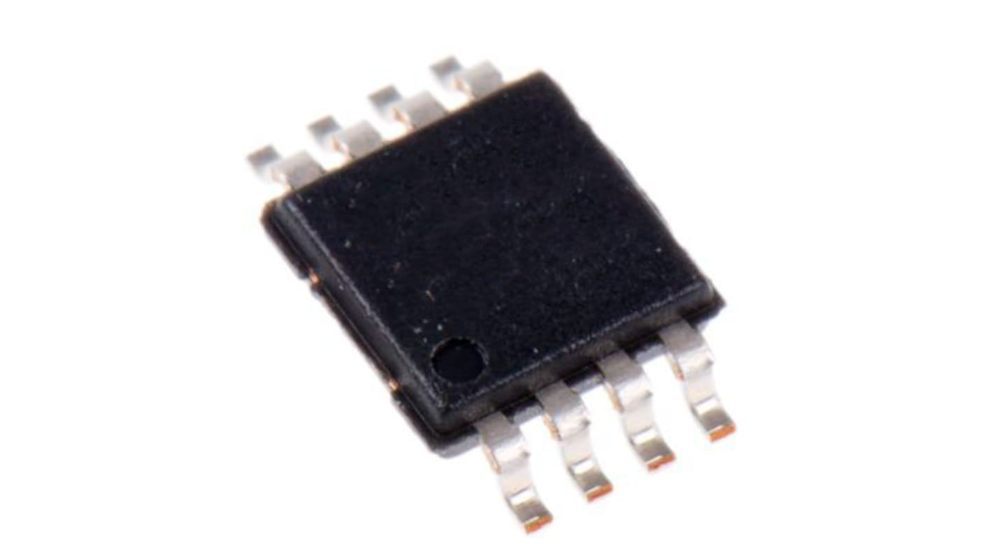Microchip Operationsverstärker Zero Drift SMD R-R MSOP, einzeln typ. 4,5→ 45 V, 8-Pin