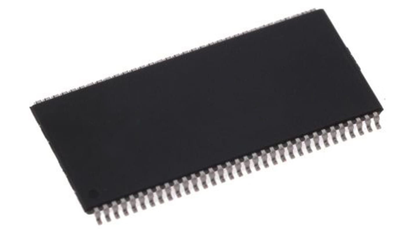 SDRAM W9425G6KH-5I 256Mbit, Felületre szerelhető, 200MHz, 2,3–2,7 V, -40 °C és +85 °C között, 66-tüskés, TSOP DDR