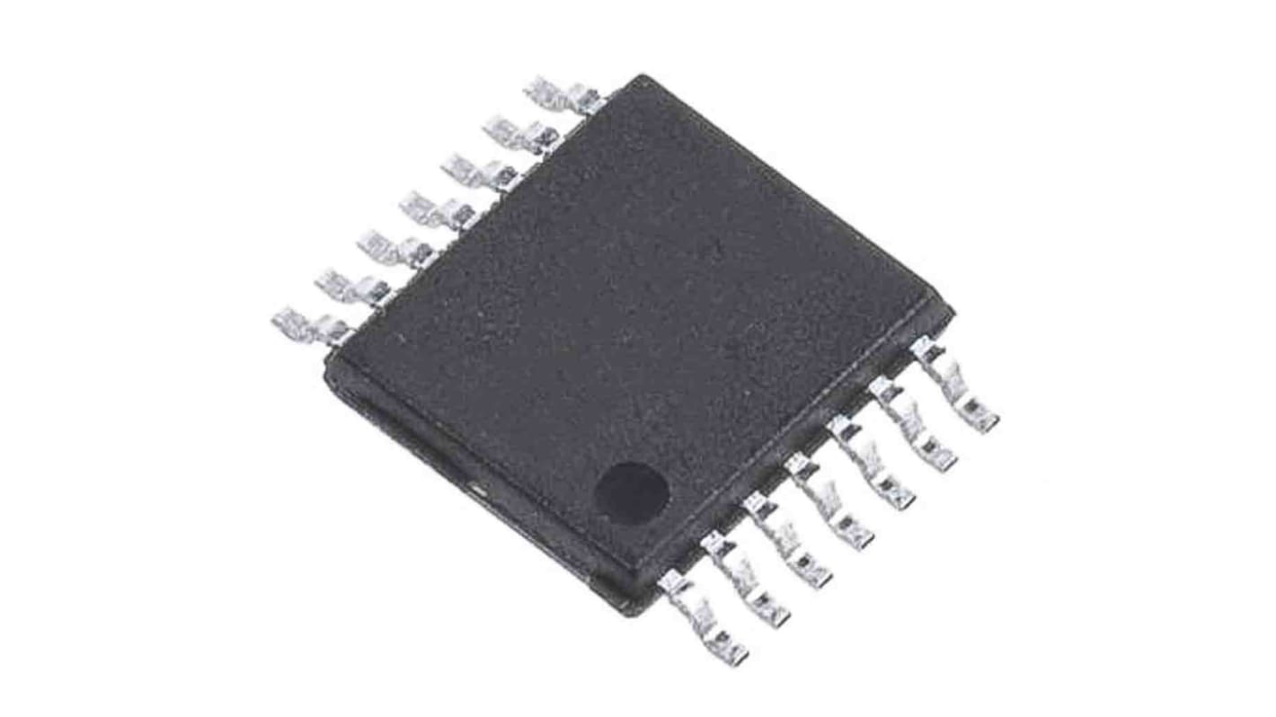 LM239APT STMicroelectronics, Quad Comparator, CMOS/TTL O/P, O/P, 1.3μs 2 → 32 V 14-Pin TSSOP