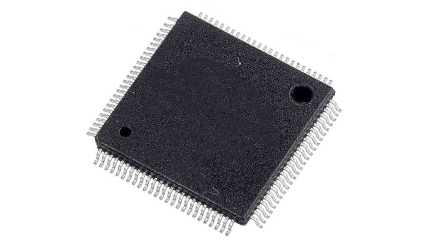 Microcontrolador STMicroelectronics STM32F417VET6, núcleo ARM Cortex M4 de 32bit, RAM 192 kB, 168MHZ, LQFP de 100 pines