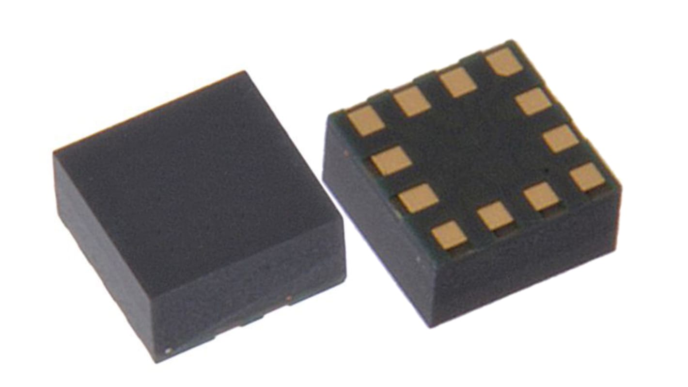 STマイクロ,  3軸 加速度センサ IC, I2C、SPI, 12-Pin LGA 加速度計 LIS2DE12TR