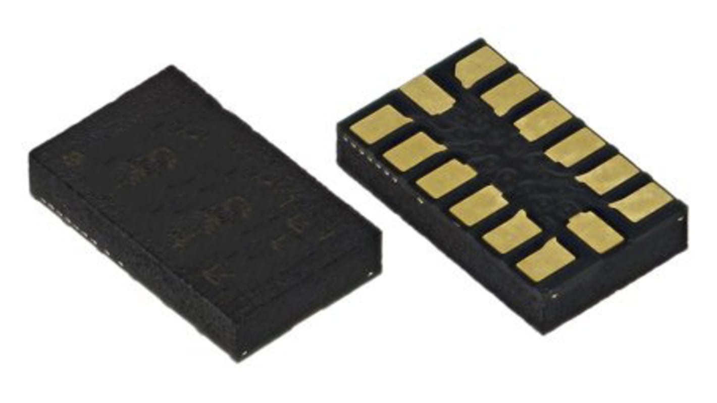 Accéléromètre STMicroelectronics 3 Axes, CMS I2C, SPI LGA, 14 broches