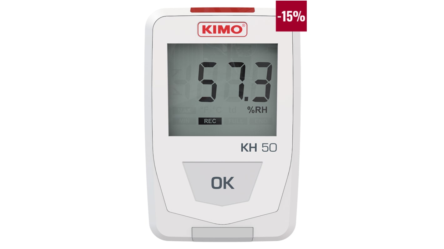 KIMO KH50 Temperature & Humidity Data Logger, USB RS