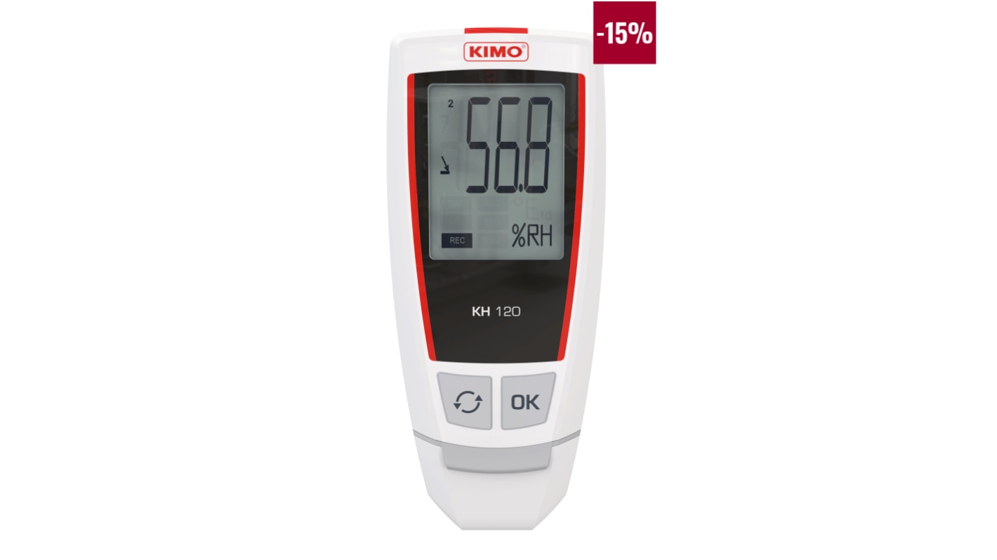KIMO KH-120 Temperature & Humidity Data Logger, USB | RS