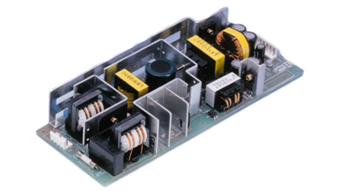 Cosel Switching Power Supply, LEB150F-0524, 5V dc, 5A/6A, 150W, Dual Output, 120 → 370 V dc, 85 → 264 V