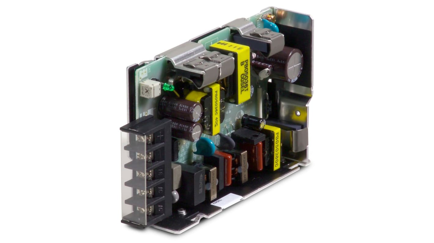 Cosel Switching Power Supply, PBA50F-24, 24V dc, 2.2A, 52.8W, 1 Output, 120 → 370 V dc, 85 → 264 V ac