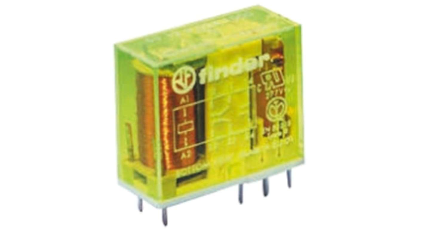 50.12.9.048.1000 | Relais Finder 50 Series, 2 RT, bobine 48V c.c ...
