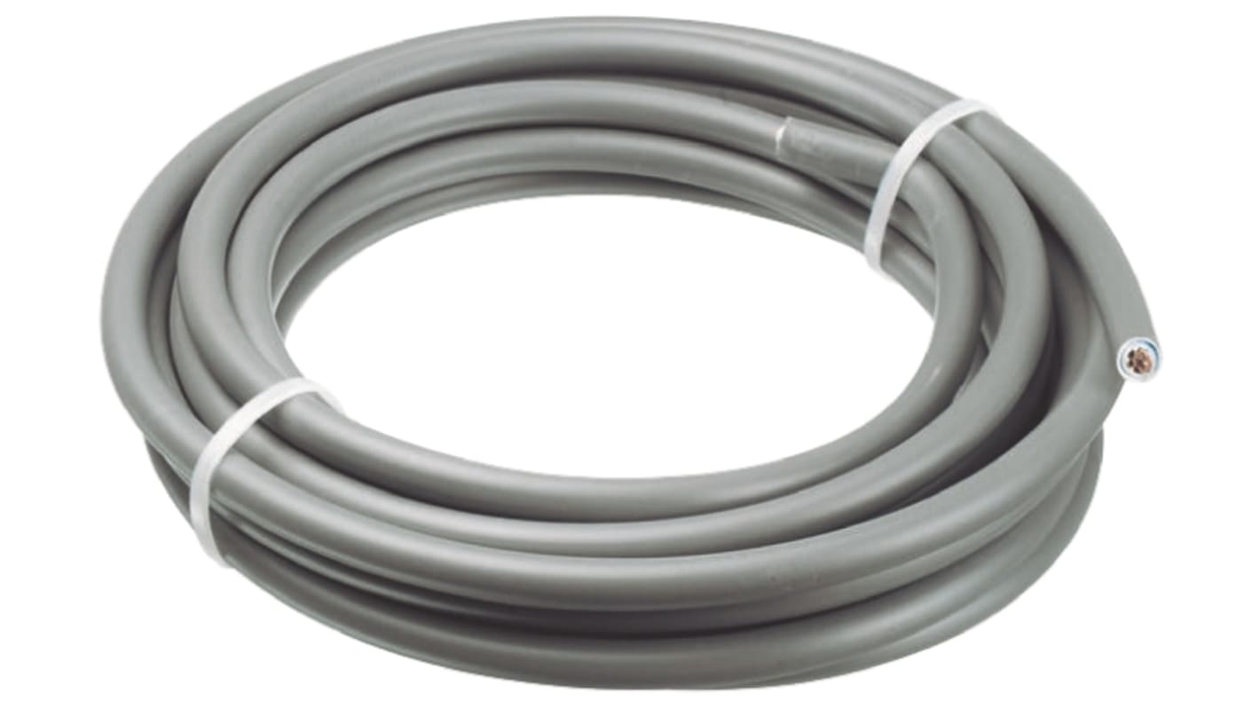 Cable de Conducción Prysmian G6181YR.250DQ, área transversal 25 mm² Gris, 500 V