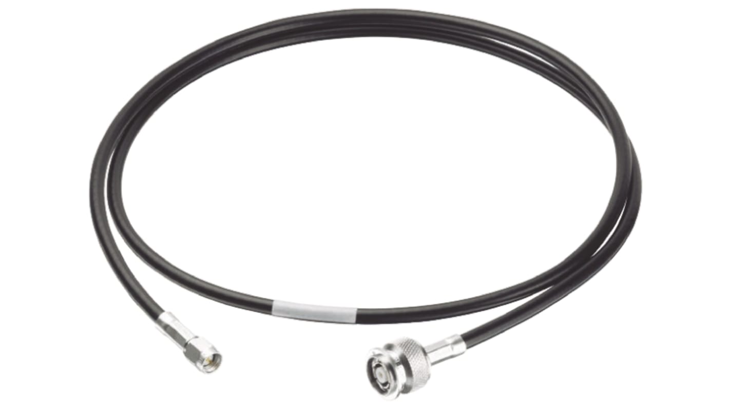 Huber+Suhner Male RP-TNC to Coaxial Cable, 1m, Terminated
