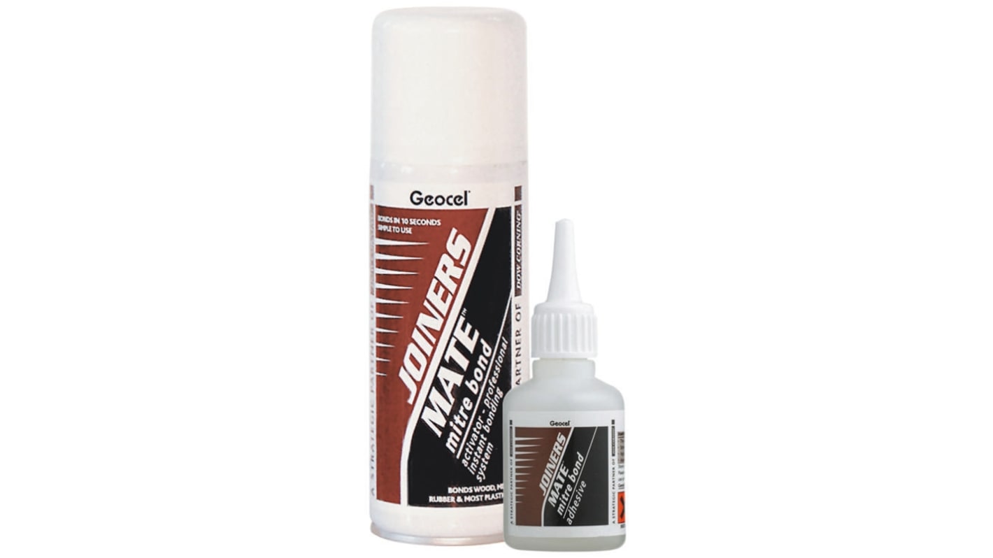 6011014 GeocelGeocel Joiners Mate Mitre Bond Adhesive and Activator