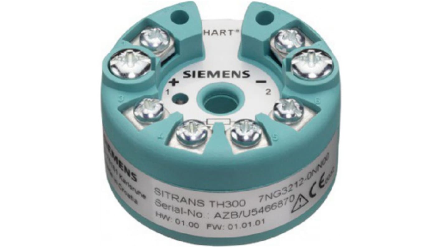 Émetteur de température Siemens série SITRANS TH300, PT100, 11→35 V dc